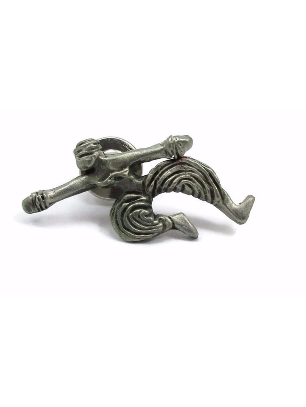 MK shannon Pewter Martial Arts Pin Lapel Pin Tie Tac Hat Pin